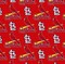 Licensed MLB St. Louis Cardinals Red Cotton 6653-B Fabric by the Yard